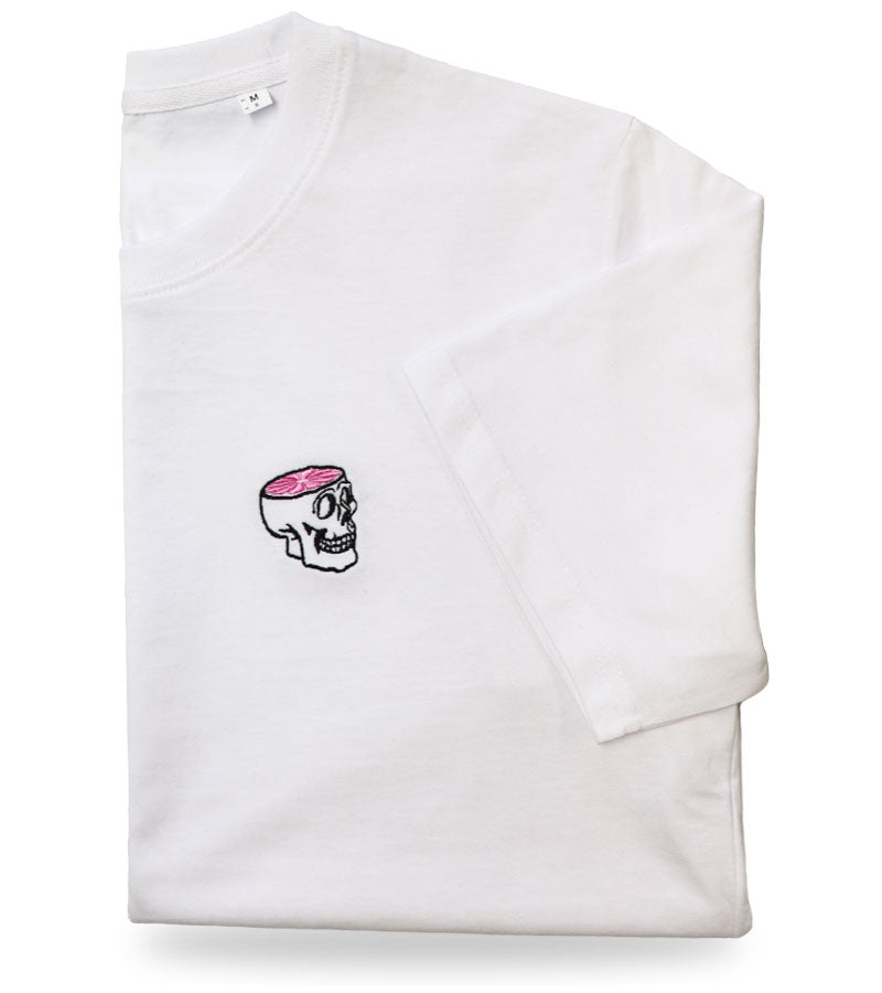 White T - Embroidered