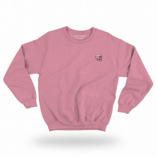 Pink Sweater - Embroidered