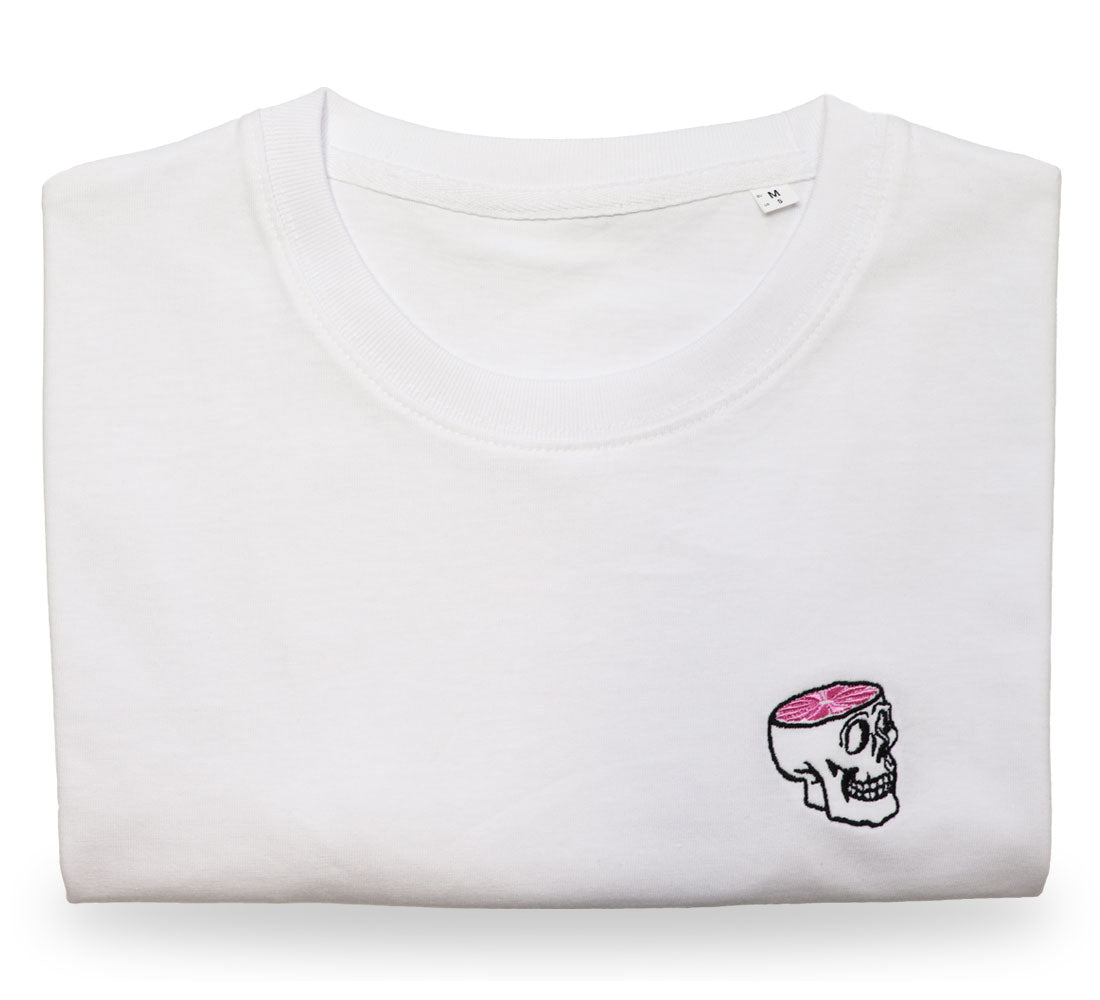 White T - Embroidered