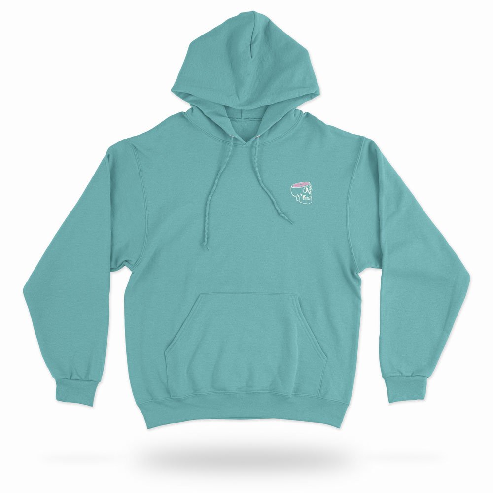 Teal Hoodie - Embroidered